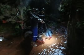 accidente motocicleta arroyo Ypané
