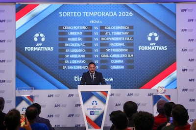De esta manera, tras el sorteo del fixture del Torneo Anual 2026, realizado hoy en la APF, se conoció cómo será la primera fecha.