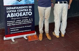 Abraham Moisés Mancuello (28), capataz del establecimiento ganadero “Cabaña J y N”, fue detenido por presunto abigeato.