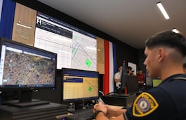 Oficina de Monitoreo por Dispositivos Electrónicos de Control (OMDEC) de la Policía Nacional.