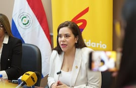 En conferencia, la Diputada Johanna Ortega desmintió las acusaciones de Javier Zacarías Irún.