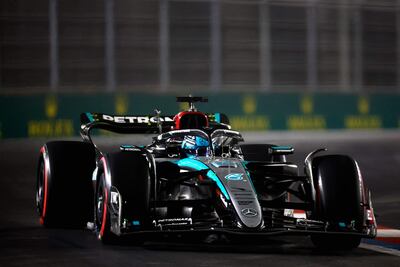 George Russell se hizo con la “pole position” para el Gran Premio de Las Vegas, Estados Unidos.