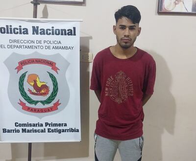 Lucas Daniel Torres Benítez, detenido.