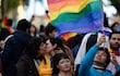 Una multitud participa de la última marcha del Día del Orgullo LGTBI en Asunción, el pasado 27 de junio.