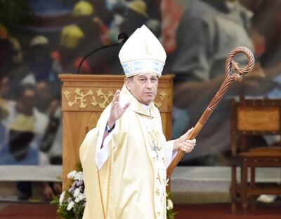 Monseñor Ricardo Valenzuela fue la figura destacada de la celebración con su homilía y posterior mensaje al pueblo paraguayo.
