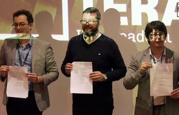 Autoridades del IECINE de Brasil, el IAAviM de Argentina y el INAP del Paraguay firmaron el año pasado un acta de entendimiento para dar continuidad al Mercado EntreFronteras, que apunta a fortalecer la industria audiovisual en la región.