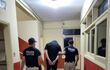 El detenido Iván Galeano, ingresó detenido esta mañana a la Dirección de Hechos Punibles Económicos y Financieros de la Policía.