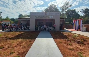 El local de la USF inuagurada es la primera en la colonia Escalera, distrito de San José del Rosario construido con recursos de la Municipalidad