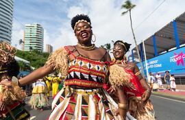 Salvador de Bahía durante el Carnaval.