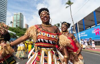 Salvador de Bahía durante el Carnaval.