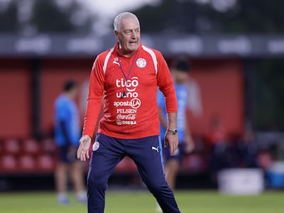 Gustavo Alfaro, entrenador de la selección de Paraguay.