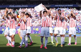 Los jugadores de la selección de Paraguay en el Mundial 2026.