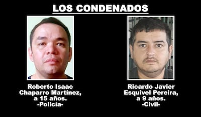 Roberto Isaac Chaparro Martínez y Ricardo Javier Esquivel Pereira, condenados en Paraguarí por el homicidio de un suizo en Escobar.