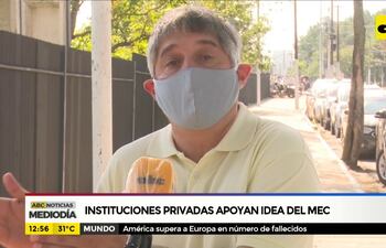 Instituciones privadas apoyan clases semipresenciales