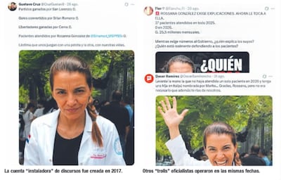 Capturas de pantallas en redes sociales. Chats de Yécika Bracho revelan llamativa coincidencia y vigencia de campañas sucias.