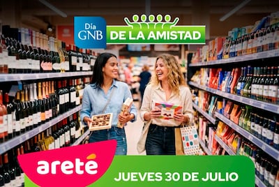 Banco GNB ofrece 20% de reintegro en Areté, con su TC.