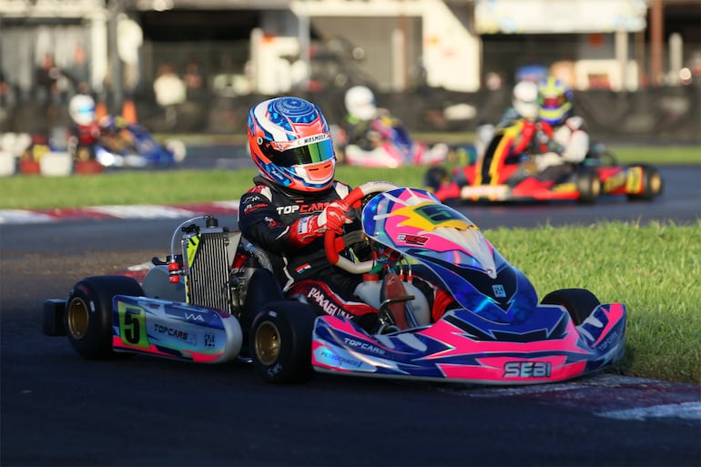 Sebastián Wasmosy fue el mejor de la categoría Rotax Junior Max.