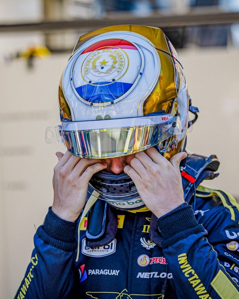 Joshua Duerksen, antes del comienzo de la carrera sprint en Austria.