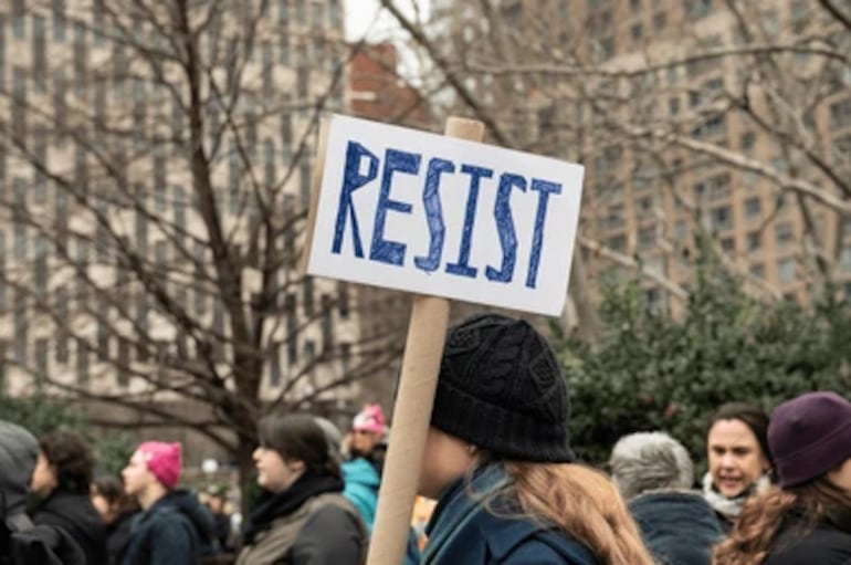 Un frío sábado de enero de 2019 en Foley Square...