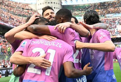 Milan derrotó a Lecce en el calcio italiano