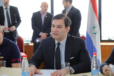 Senador Silvio "Beto" Ovelar, presidente de la Cámara de Senadores.