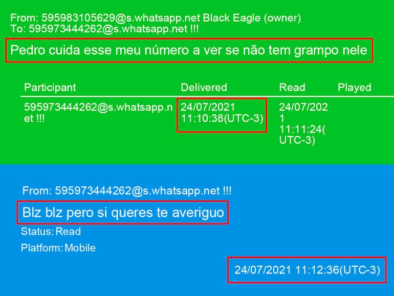 Policía del Comando Tripartito se reunió con Marcus y luego Marset ya recibió información de su caso