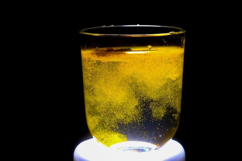 Té de cúrcuma.