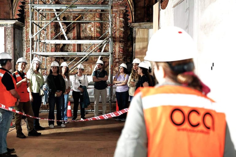 Video: así es el proceso de restauración del templo de Yaguarón