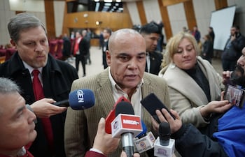 El presidente de la Cámara de Senadores, Basilio "Bachi" Núñez (ANE, HC).