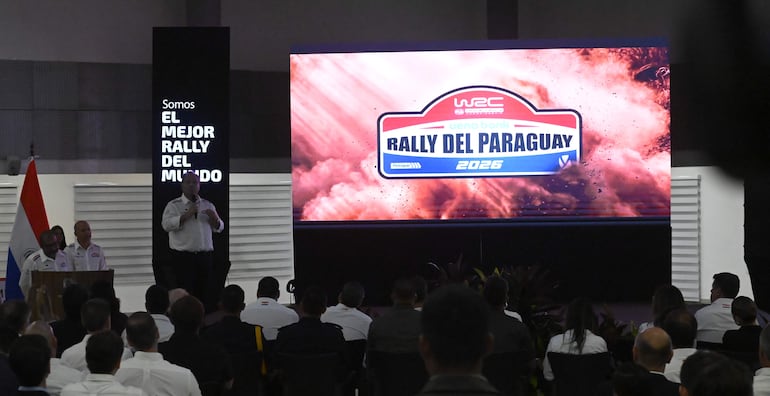 Esta es la chapa oficial del WRC Rally del Paraguay 2026 que se dio a conocer la semana pasada.