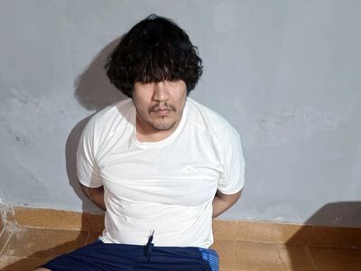 Erick Luis Moreno Hernández, alias El Monstruo, criminal peruano preso en Paraguay.