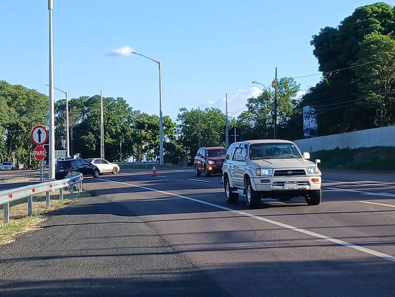 Se registra un tránsito tranquilo sobre la ruta PY02.
