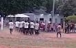 Partido de la Liga Luqueña terminó en gresca entre jugadores y los árbitros del encuentro.
