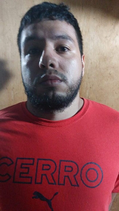 Francisco David Amarilla Delgado, presunto narco y miembro de la organización criminal Clan Rotela, detenido.