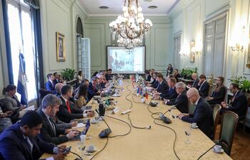Reunión de las últimas negociaciones entre Mercosur y EFTA. (archivo)