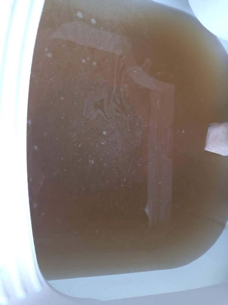 vdb Agua turbia es suministrada por la Junta de Saneamiento de San José de los Arroyos.