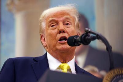 Donald Trump, presidente de los Estados Unidos.