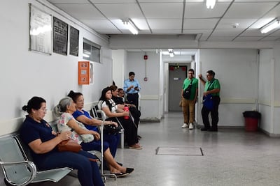 Sala de espera en la Clínica Boquerón del IPS. Foto: archivo.