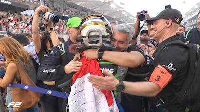 Joshua Duerksen cierra con broche de oro su notable campaña 2025 en la Fórmula 2 de la FIA. Foto: F2.