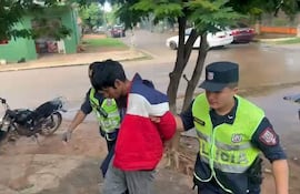 Un hombre fue aprehendido tras intentar robar en la vivienda de una adulta mayor en el barrio San Miguel de Villarrica.