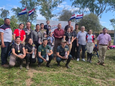 Los mejores de la prueba de Cross Country, en las pruebas combinadas de salto y esta apasionante modalidad, que se realizó en el RC4 Acá Carayá.