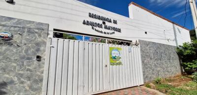 Hogar de Ancianos Balcón de Luna, que fue intervenido por la fiscalía y la Policía Nacional.