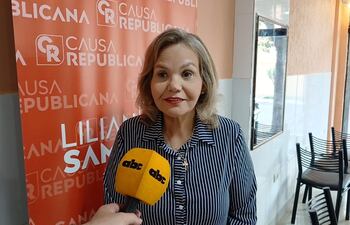 Lilian Samaniego criticó el silencio de la ANR sobre temas como la reciente movilización de cañicultores.