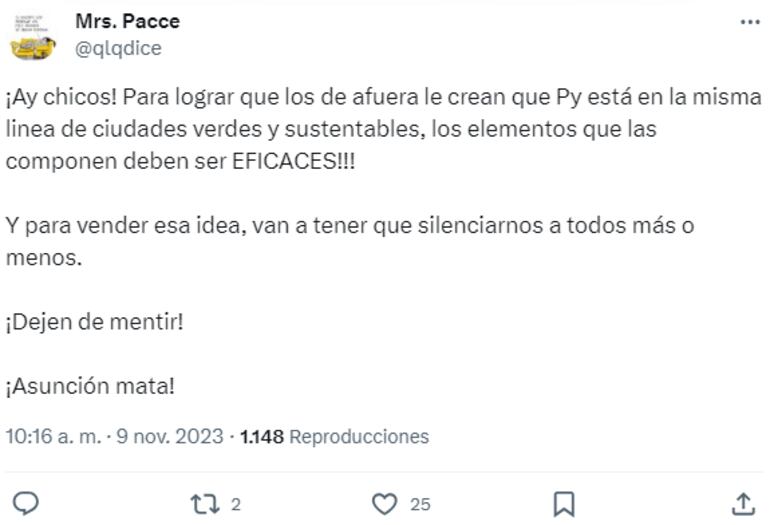 Respuesta de Mr Pacce al tweet del MOPC.