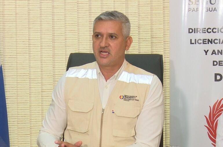 Hernán Jiménez, director de la Agencia Nacional de Tránsito y Seguridad Vial.
