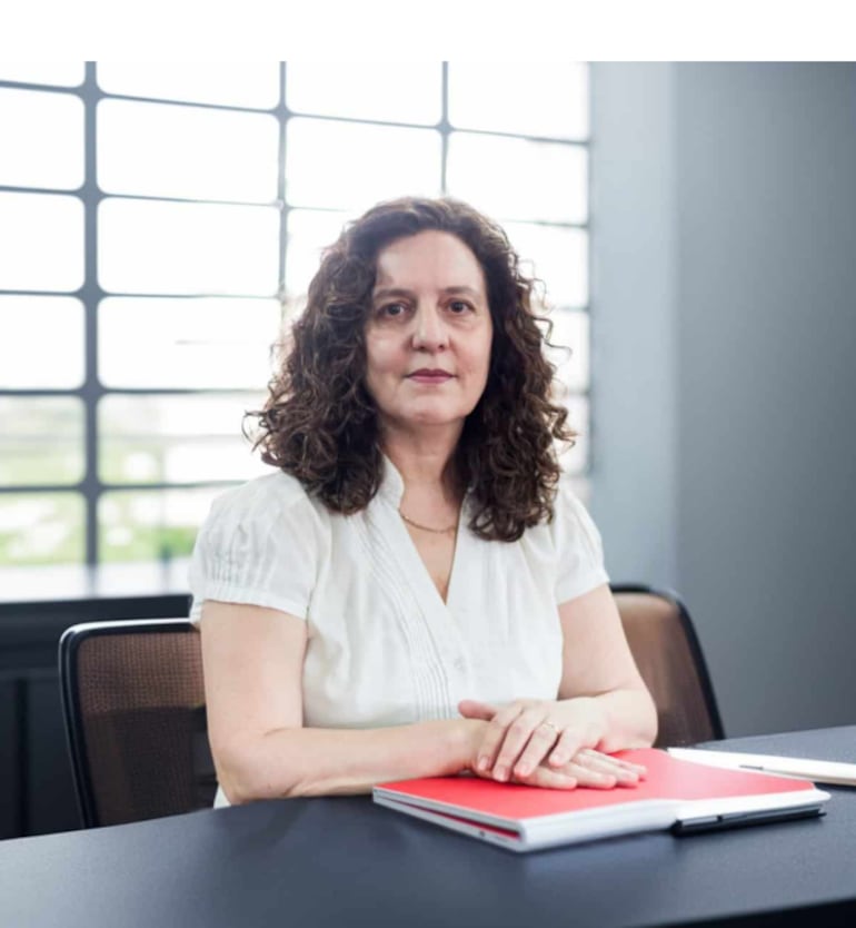 Gabriela Gómez Pasquali, referente de Omapa, experta en matemáticas y en educación, entre otras áreas.