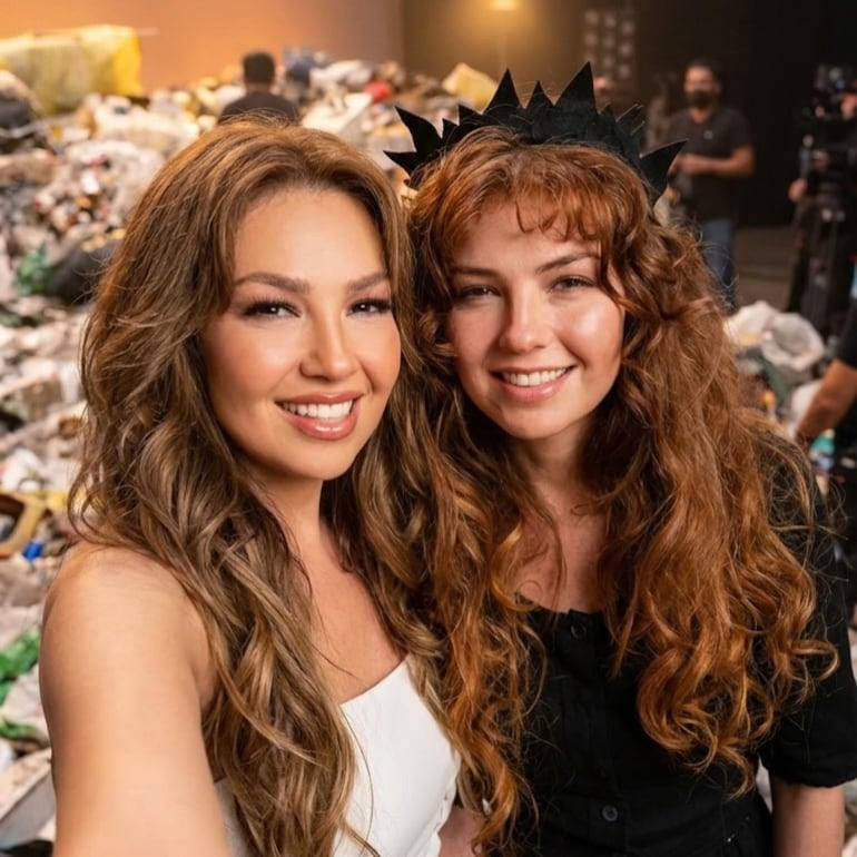 Thalía con su inolvidable personaje "María, la del Barrio". (Instagram/Thalía)