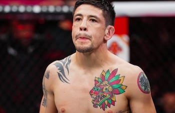 El mexicano Brandon Moreno se declaró listo este viernes para enfrentar mañana al inglés Lone’er Kavanagh.