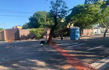 La pobre señalización de las obras, sobre la avenida Carlos Antonio López, en Asunción, fue motivo de crítica por parte del concejal Pablo Callizo.