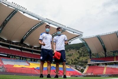 Alberto Espínola y Mathías Villasanti, dos que están llamados para estos juegos.